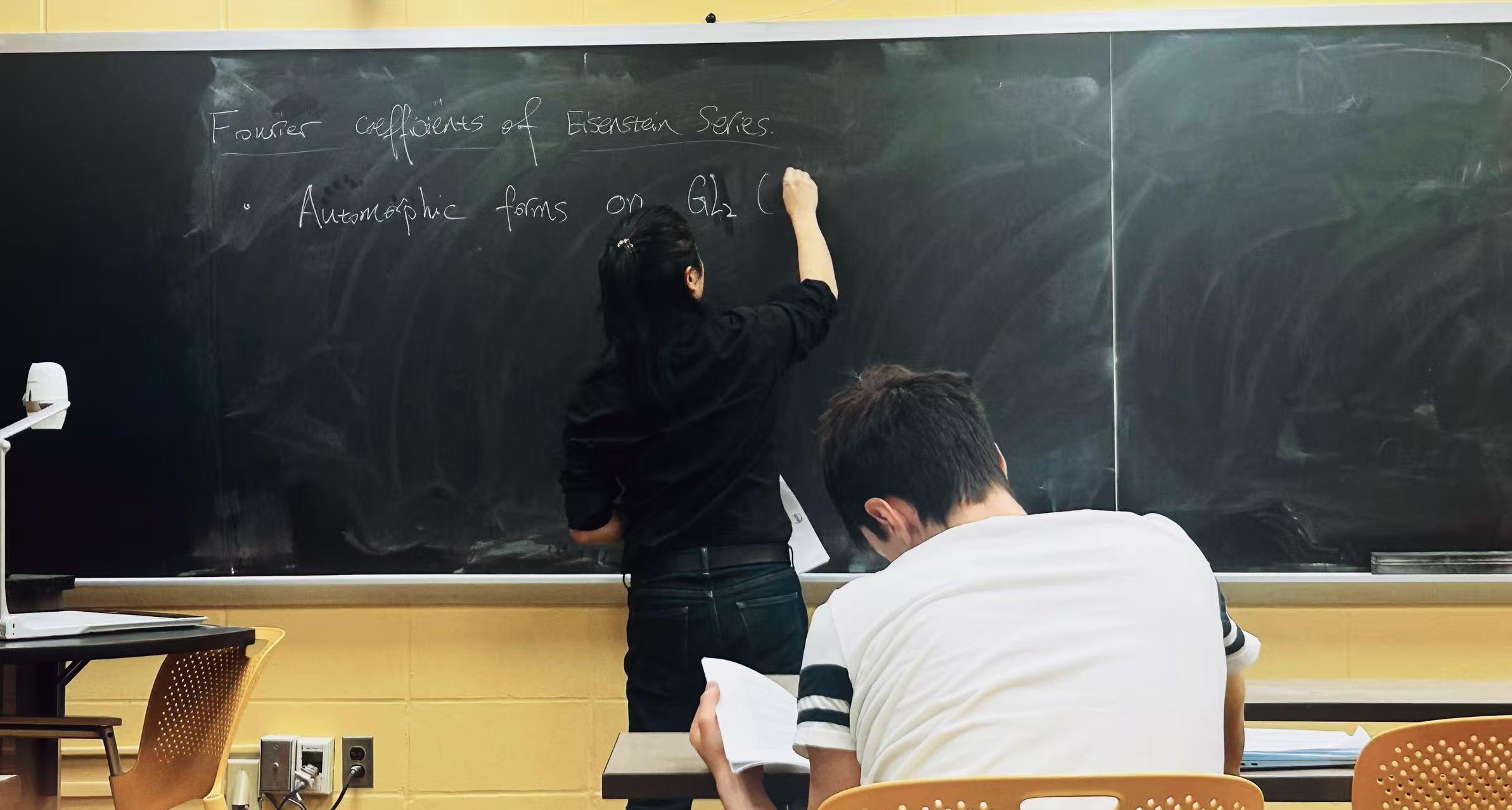 A classroom lecture on Fourier coefficients of Eisenstein series